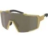 Scott Shield Sunglasses Gold/bronze Chrome