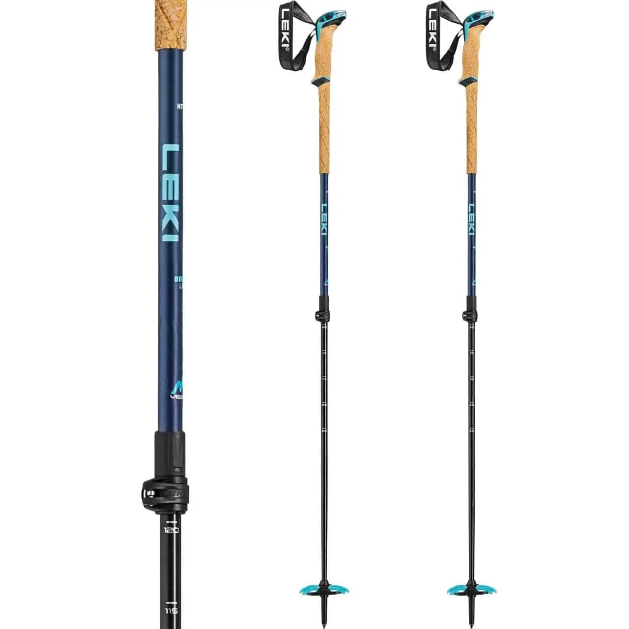 Leki Bernina Lite 2 Denimblue/midnight Blue/mint - Afbeelding 2