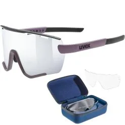 Uvex Sportstyle 236 S Set Plum Black Matt / Mirror Silver
