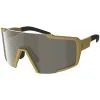 Scott Shield Compact Sunglasses Marble Gold/bronze Chrome